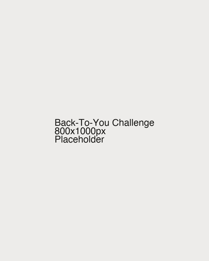 Back to You Challenge product cover
